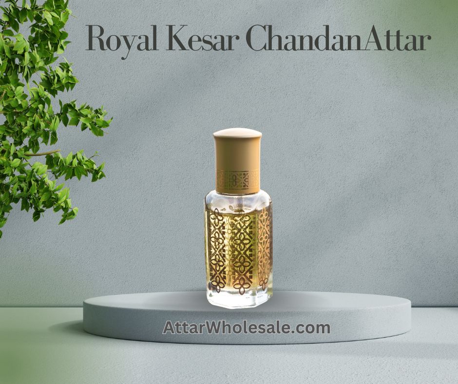 Royal Kesar Chandan (Saffron-Sandal) Attar | Long Lasting Attar for Men & Womens - Attar Wholesale
