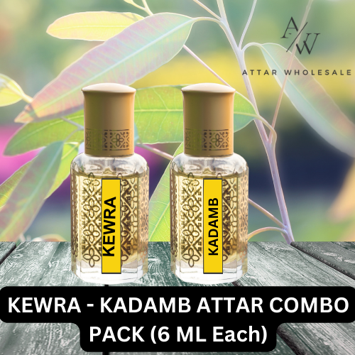 Kewra | Kadamb Attar Combo Pack (6 ML Each ) - Attar Wholesale