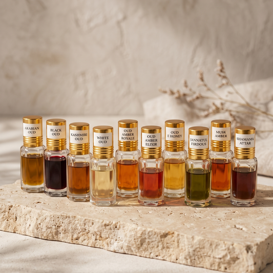 Arabic Oud & Oriental Discovery Set – 10 × 3 ML - Attar Wholesale