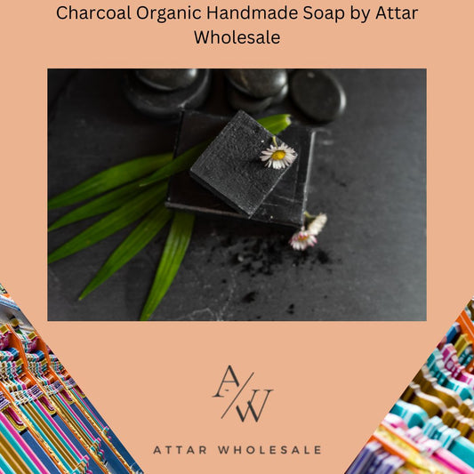 Charcoal Premium Organic Handmade Soap - Attar Wholesale