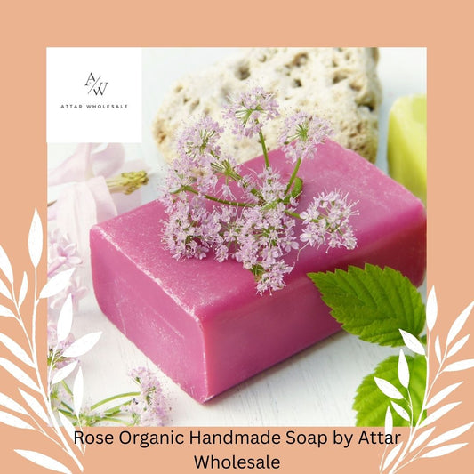 Rose Premium Organic Handmade Soap by Attar Wholesale - Attar Wholesale