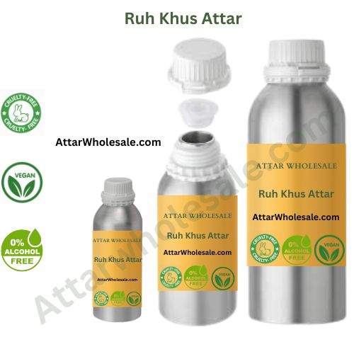 Ruh Khus Attar (Absolute) | Organic, Long-Lasting Natural Attar - Attar Wholesale