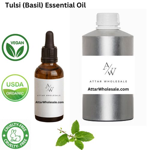 Tulsi Essential Oil (Basil Oil) - Attar Wholesale