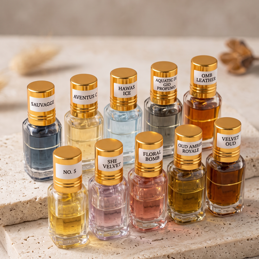 Fine Fragrance Discovery Set – 10 × 3 ML - Attar Wholesale