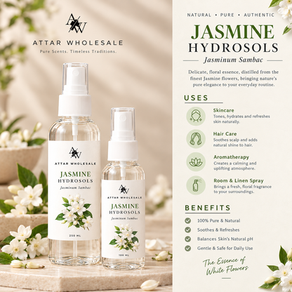 Pure Jasmine Water - Attar Wholesale