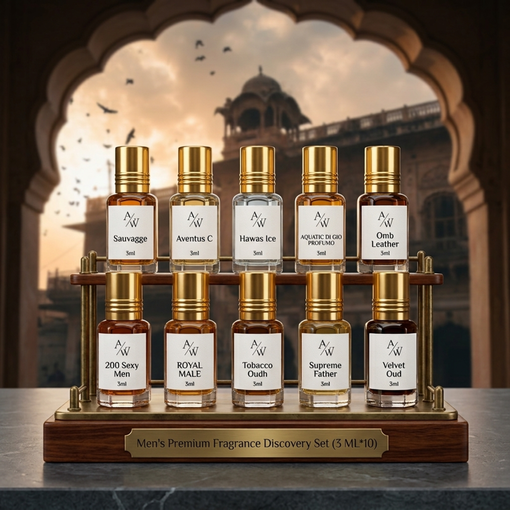 Men's Premium Perfume Oil Discovery Set – 10 × 3 ML