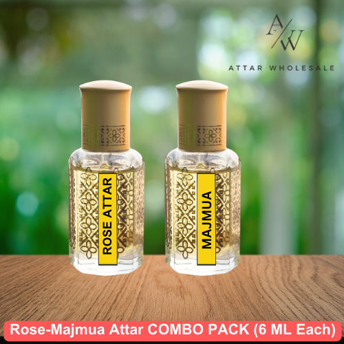 Rose-Majmua Attar Combo Pack (6 ML Each )