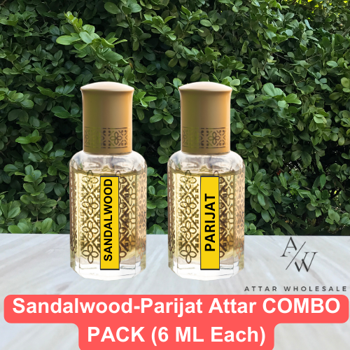 Sandalwood- Parijat Attar Combo Pack (6 ML Each)