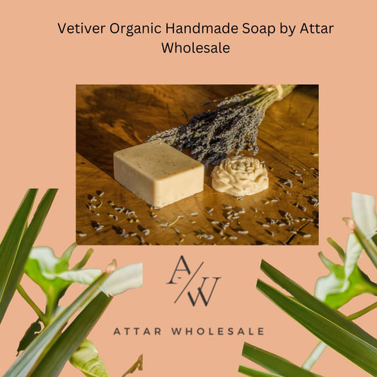 Vetiver Premium Organic Handmade Soap - Attar Wholesale